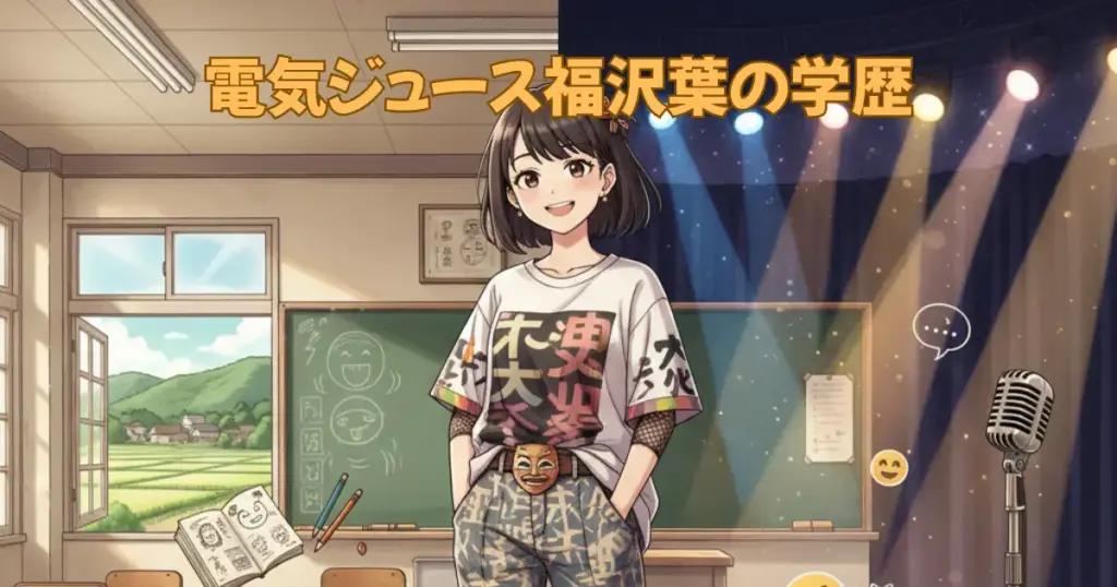 電気ジュース福沢葉の学歴｜出身高校や大学は？THE W決勝進出の経歴を深堀り