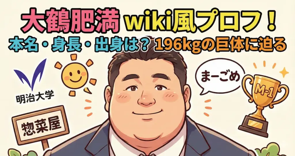 大鶴肥満wiki風プロフ！本名・身長・出身は？196kgの巨体に迫る