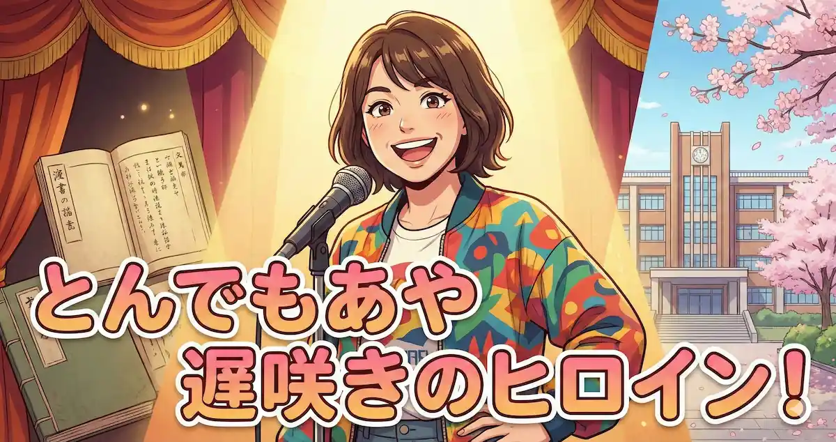 とんでもあやの学歴と経歴!和光大学出身で高校は?元女優だった遅咲き芸人のルーツ