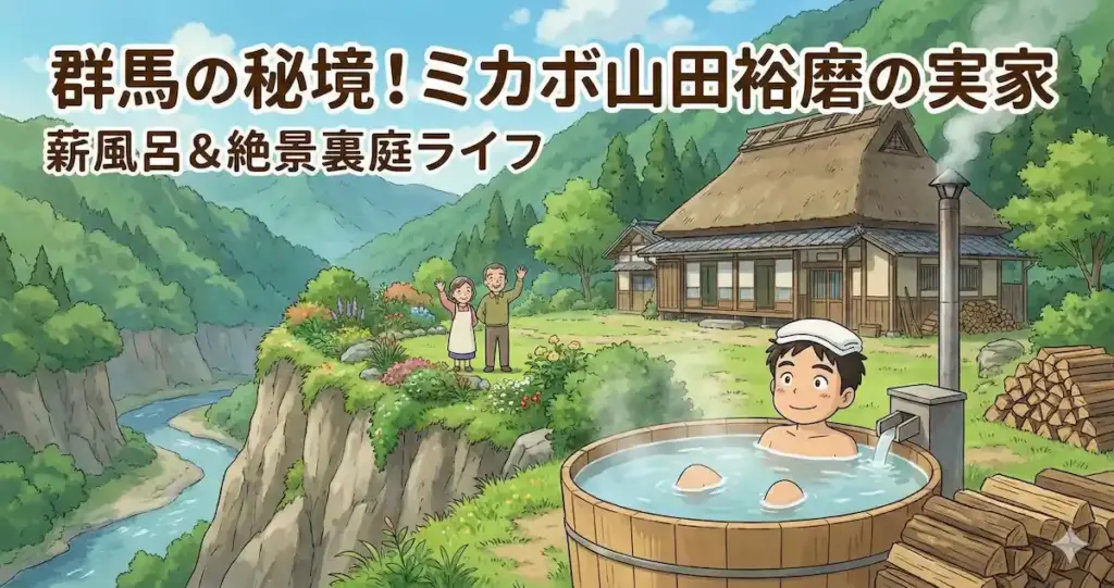 ミカボ山田裕磨の実家は群馬県藤岡市！高校時代や両親・家族構成まとめ