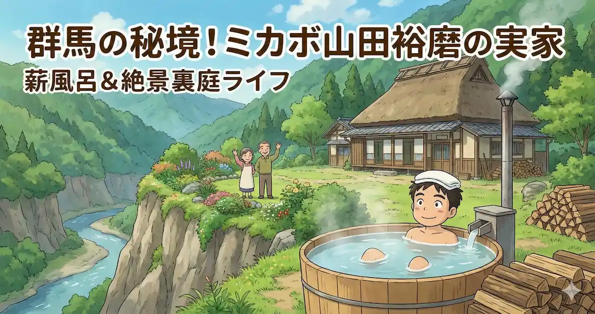 ミカボ山田裕磨の実家は群馬県藤岡市!高校時代や両親・家族構成まとめ