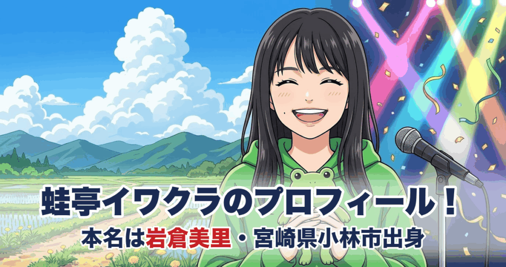 蛙亭イワクラのプロフィール｜本名は岩倉美里・宮崎県小林市出身