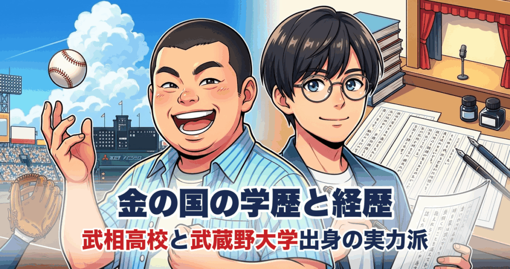 金の国の学歴と経歴 武相高校と武蔵野大学出身の実力派