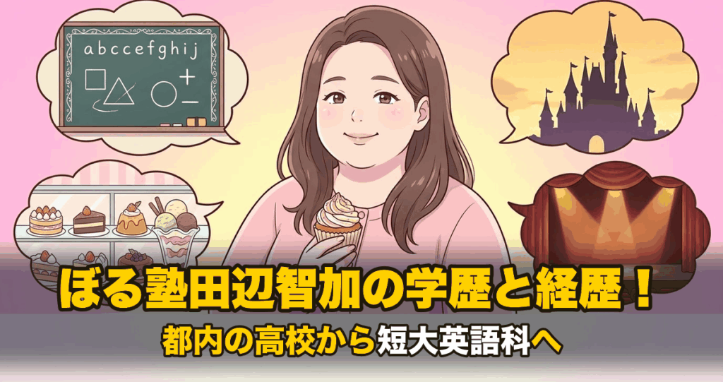ぼる塾田辺智加の学歴と経歴!都内の高校から短大英語科へ