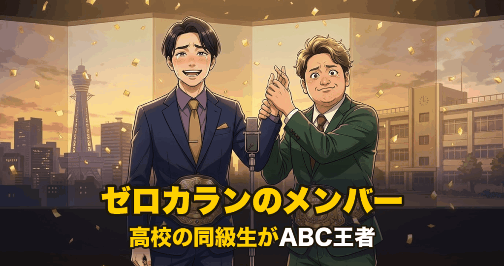 ゼロカランのABC王者を表すアニメ調イラスト